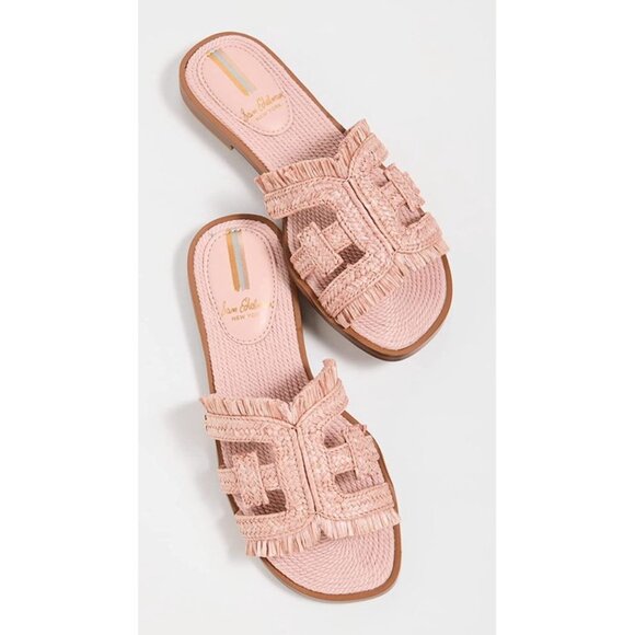 Sam Edelman Bay Raffia Slide Sandals - Picture 1 of 5